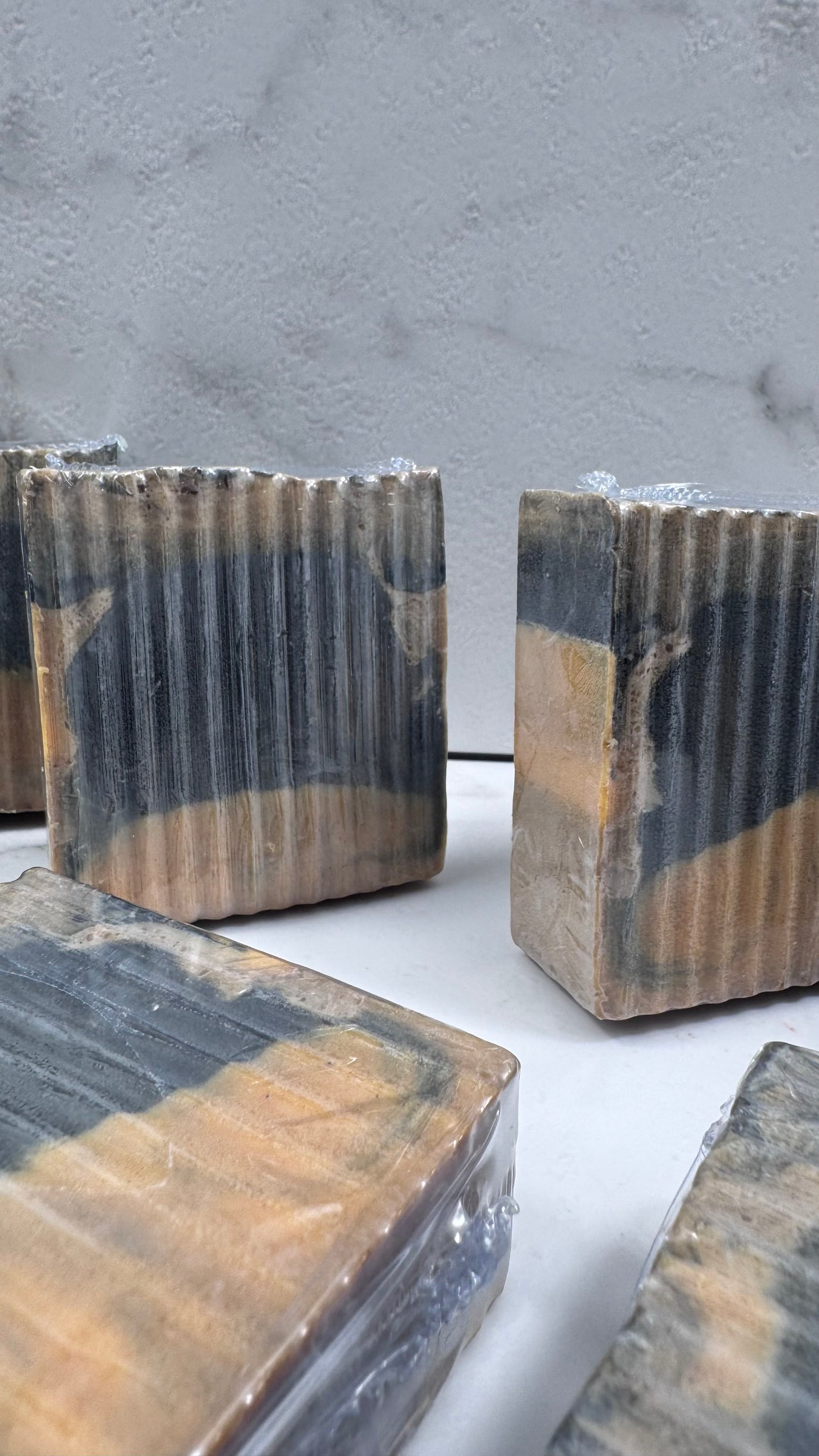 African Black Soap, Turmeric, Charcoal & coffee Glow bar