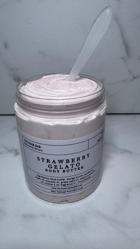 🍓 Strawberry Gelato Whipped Body Butter