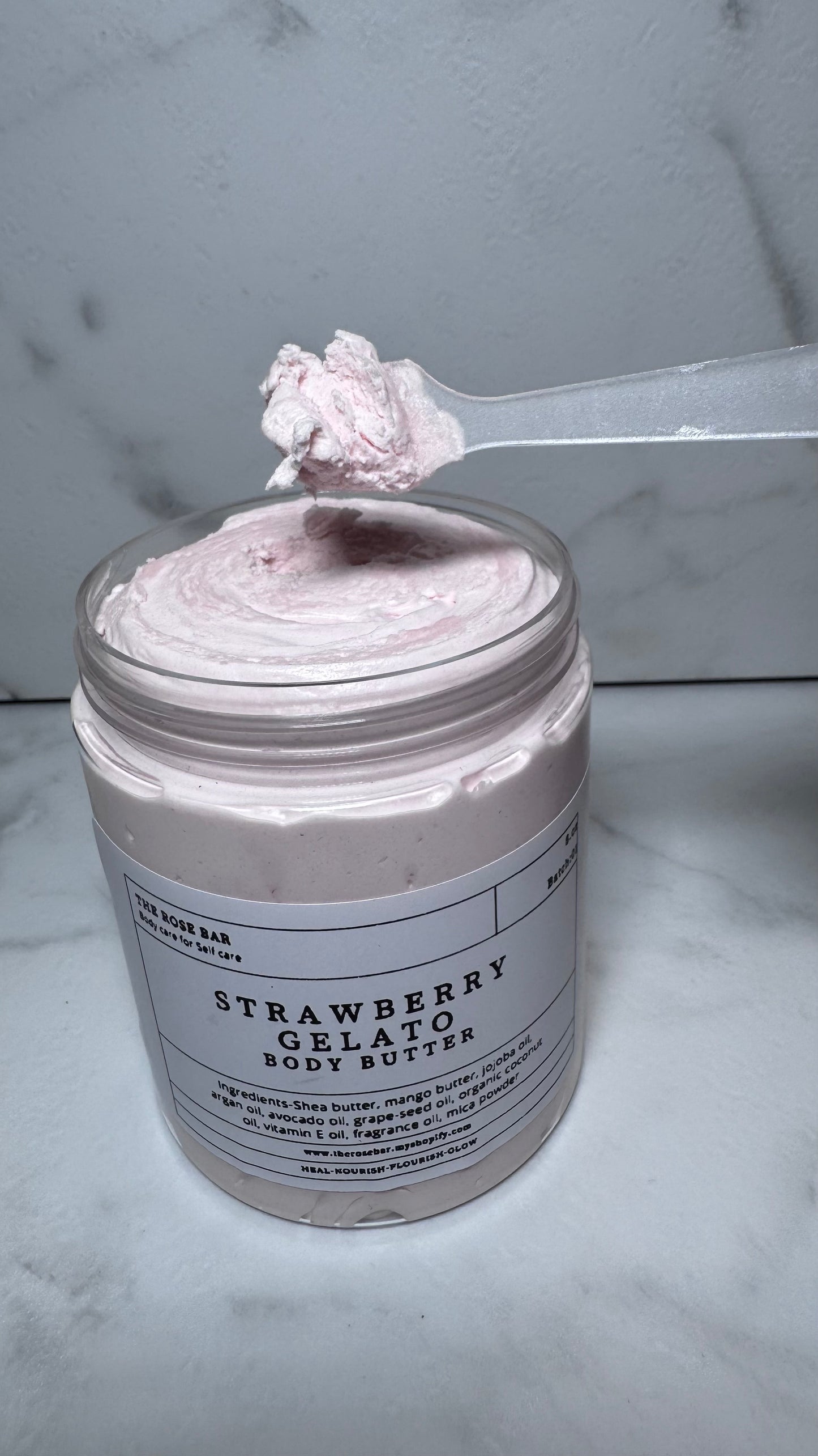 🍓 Strawberry Gelato Whipped Body Butter